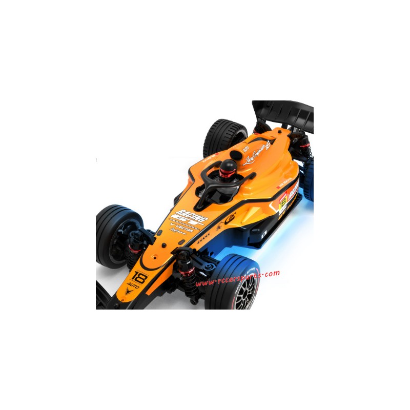 ENOZE 9009E-F1 009E-F1 Electric Modified High-Speed ​​Car Parts Body Shell-Orange