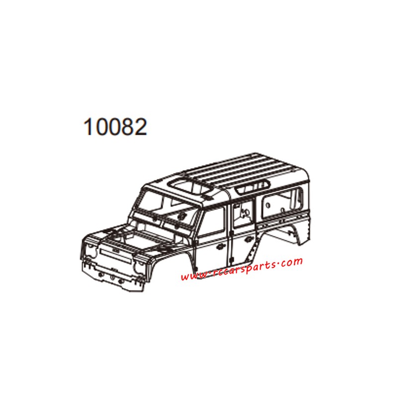HB Toys RTR R1607 R1608 R1609 Parts Car Body 10082