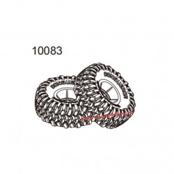 HB Toys R1607 R1608 R1609 Rc Climbing Car Parts Tire 10083