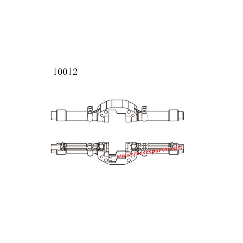 HB Toys R1607 R1608 R1609 Rc Climbing Car Parts Rear axle Components 10012