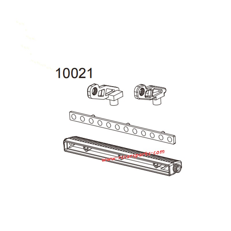 HB Toys R1607 R1608 R1609 Rc Climbing Car Parts Roof Light Components 10021
