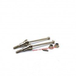 HBX 16889A Upgrade Parts Metal M16105 Front Drive Shaft Set