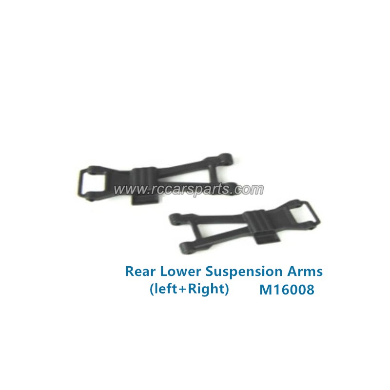 HBX 16890 Destroyer 1/16 Car Parts Rear Lower Suspension Arms (left+Right) M16008