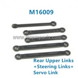 HBX 16889 1/16 RC Car Parts Rear Upper Links+Steering Links+Servo Link M16009