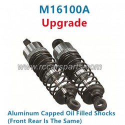 HBX Upgrade 16890 Destroyer Parts Aluminum Capped Oil Filled Shocks M16100A (Front Rear Is The Same)