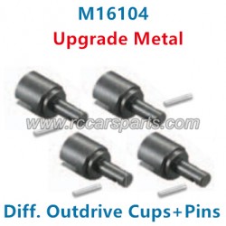HBX 16889 Spare Upgrade Metal Diff. Outdrive Cups+Pins M16104