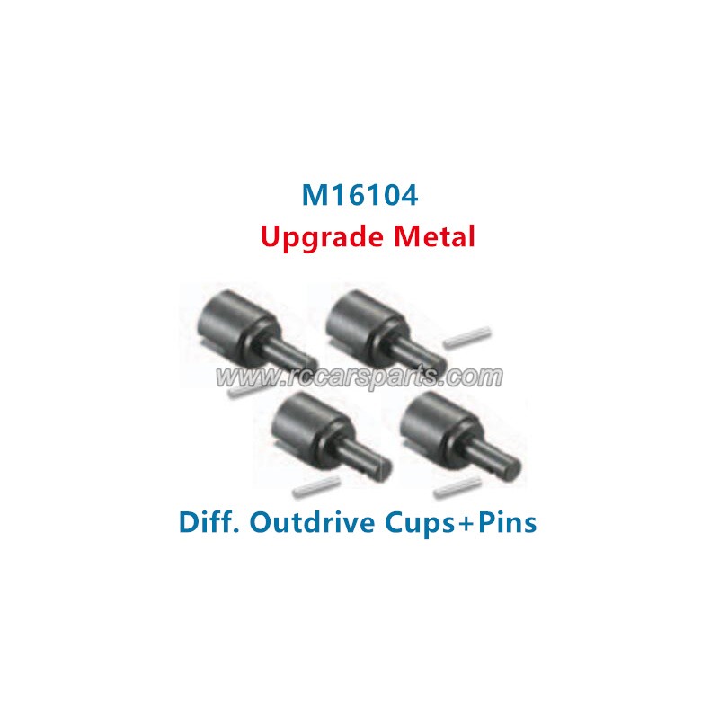 HBX 16890 Spare Upgrade Metal Diff. Outdrive Cups+Pins M16104