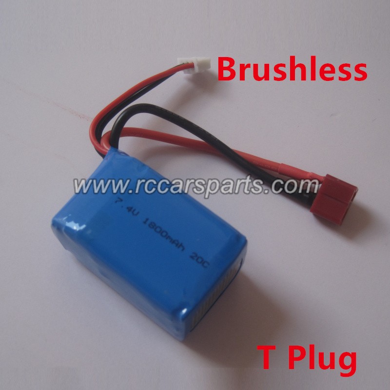 HBX 16890 Destroyer Spare Upgrade 7.4V 1800mAh Battery-T Plug (For Brushless Version Car)