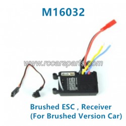 HBX 16890 Destroyer Spare Parts Brushed ESC , Receiver M16032 (For Brushed Version Car)