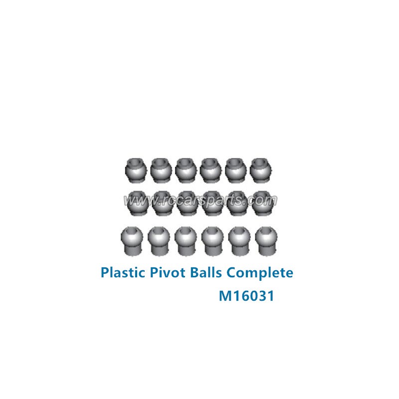 HaiBoXing 16889 Parts Plastic Pivot Balls Complete M16031