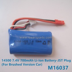 HBX 16889 Spare Parts 7.4V 700mAh Li-Ion Battery-JST Plug M16037