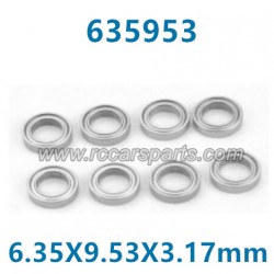HBX 16889 1/16 RC Car Parts Ball Bearings (6.35X9.53X3.17mm) 635953
