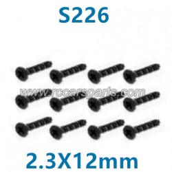 HBX 16890 Destroyer 1/16 Car Parts Countersunk Self Tapping KBHO2.3X12mm S226