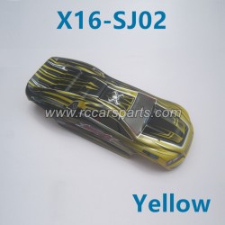 XinleHong X9116 RC Car Parts Car Shell Yellow X16-SJ02
