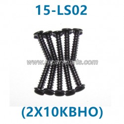 XinleHong Toys Screws Spare Parts Countersunk Head Screws 15-LS02 (2X10KBHO)