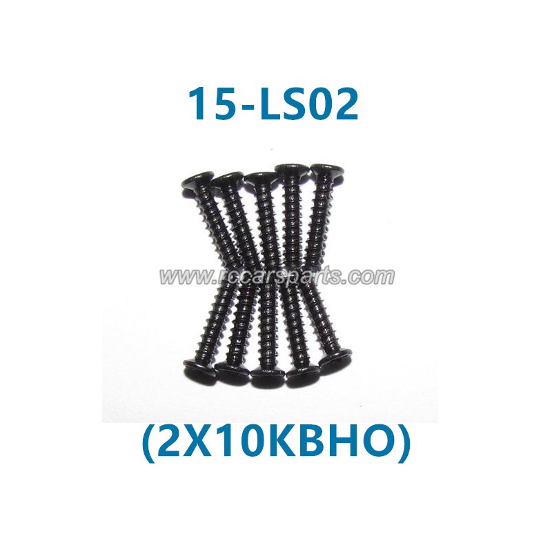 XinleHong Toys Screws Spare Parts Countersunk Head Screws 15-LS02 (2X10KBHO)