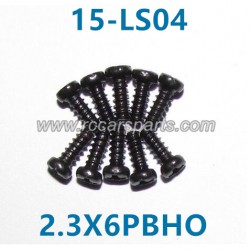 XinleHong Toys Screws Spare Parts Round Headed Screw 15-LS04 (2.3X6PBHO)