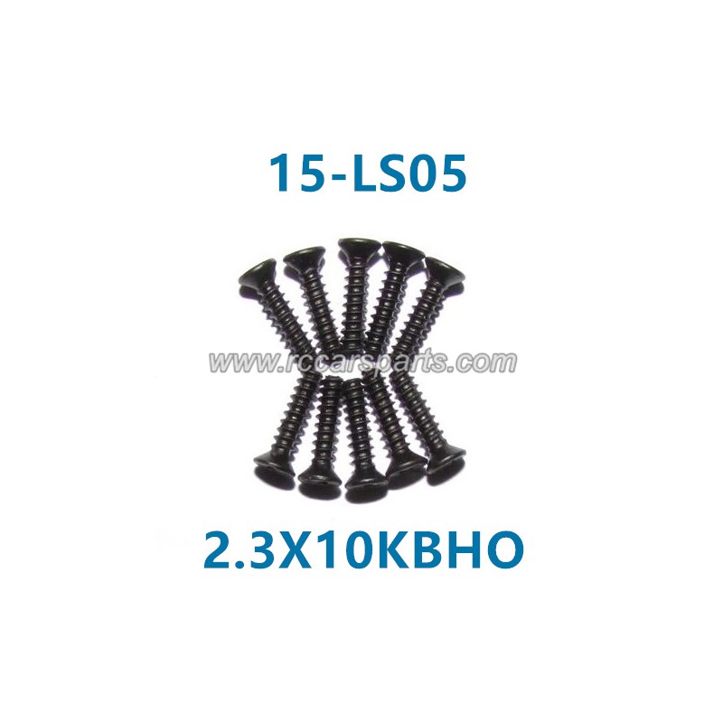 XinleHong Toys Screws Spare Parts Countersunk Head Screw 15-LS05 (2.3X10KBHO)