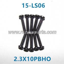 XinleHong Toys Screws Spare Parts Round Headed Screw 15-LS06 (2.3X10PBHO)
