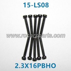 XinleHong Toys Screws Spare Parts Round Headed Screw 15-LS08 (2.3X16PBHO)