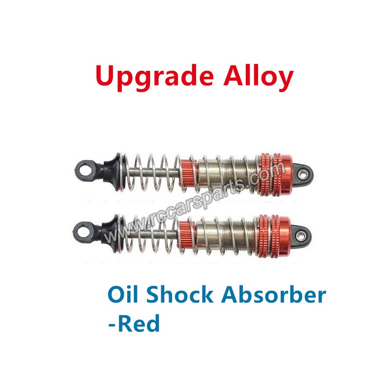 XinleHong Toys X9120 Truck Upgrade Parts Alloy Oil Shock Absorber-Red