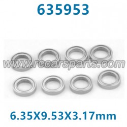 HBX 901 901A Off-Road Parts Ball Bearings (6.35X9.53X3.17mm) 635953