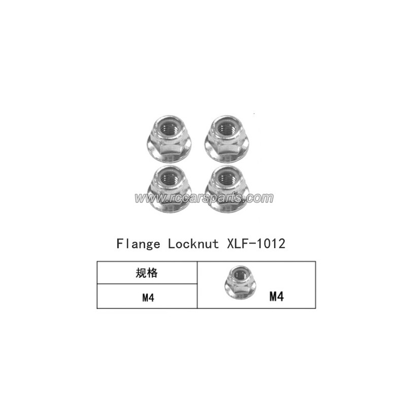 XLF X03 X04 1/10 Car Parts Flange Locknut XLF-1012