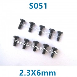 HaiBoXing HBX 901 901A Parts Round Head Self  Tapping Screw 2.3X6mm S051