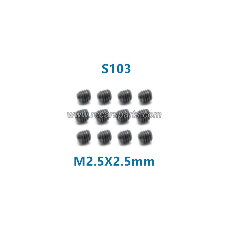 HBX 901 901A Car Parts Set Screw M2.5X2.5mm S103