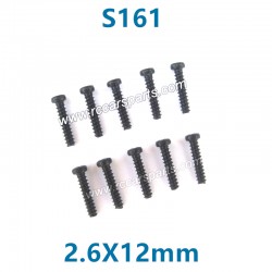 HBX 901 901A 4WD RC Car Parts Round Head Self Tapping Screws 2.6X12mm S161