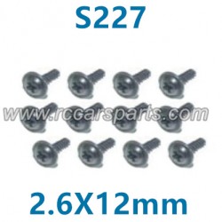 HBX 901 901A Flange Head Self Tapping Screws PWTHO 2.6X12mm S227