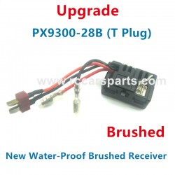 PXtoys 9307E RC Car Upgrade Parts New Water-Proof Brushed Receiver PX9300-28B (T Plug)