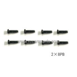XLF X03 X04 1/10 RC Car Parts Screw 2×8PB XLF-1002
