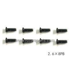 XLF X03 X04 RC Truck Parts Screw 2.6×8PB XLF-1007