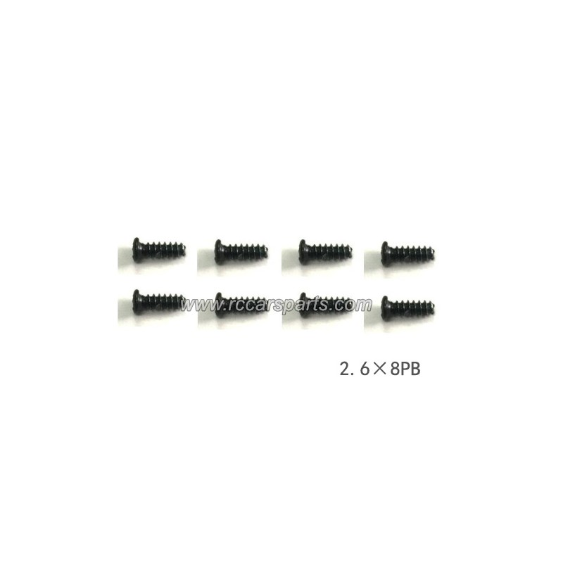 XLF X03 X04 RC Truck Parts Screw 2.6×8PB XLF-1007