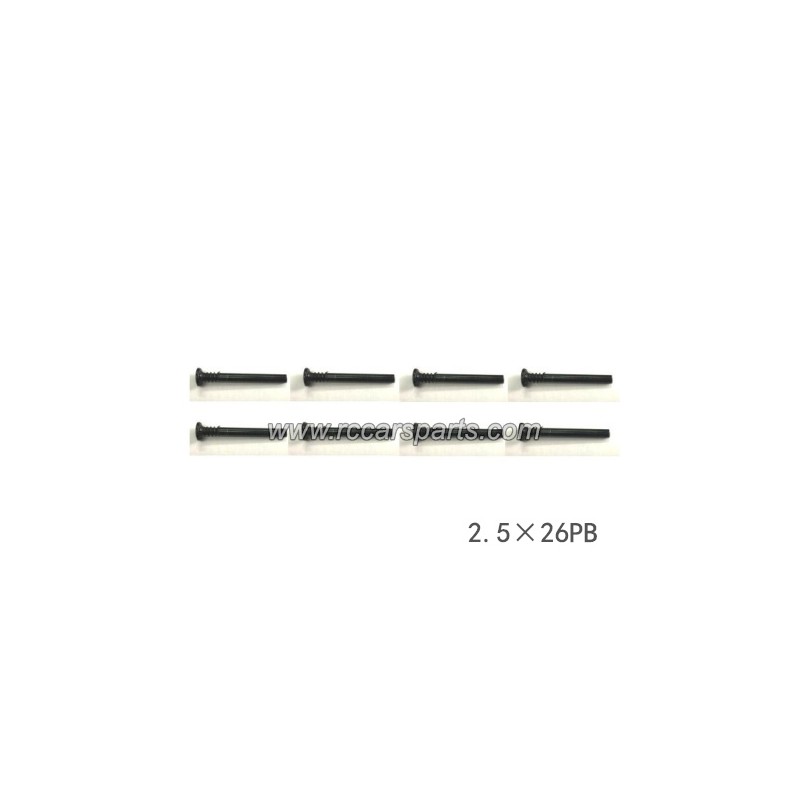 XLF X03 X04 1/10 Car Parts Half Thread Screw 2.5×26PB XLF-1009