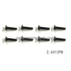 XLF X03 X04 1/10 RC Truck Parts Screw 2.6X12PB XLF-1011