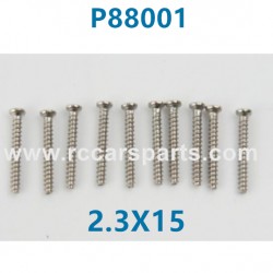PXtoys 9301 1/18 RC Car Parts P88001 2.3X15 Round Head Screw