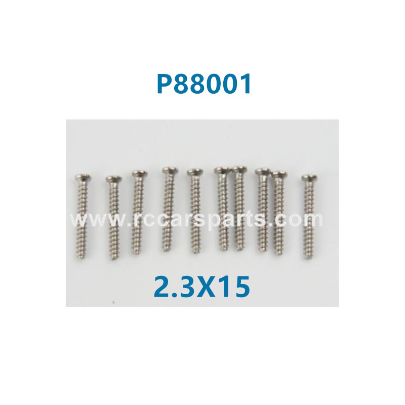 PXtoys 9302 1/18 RC Car Parts P88001 2.3X15 Round Head Screw