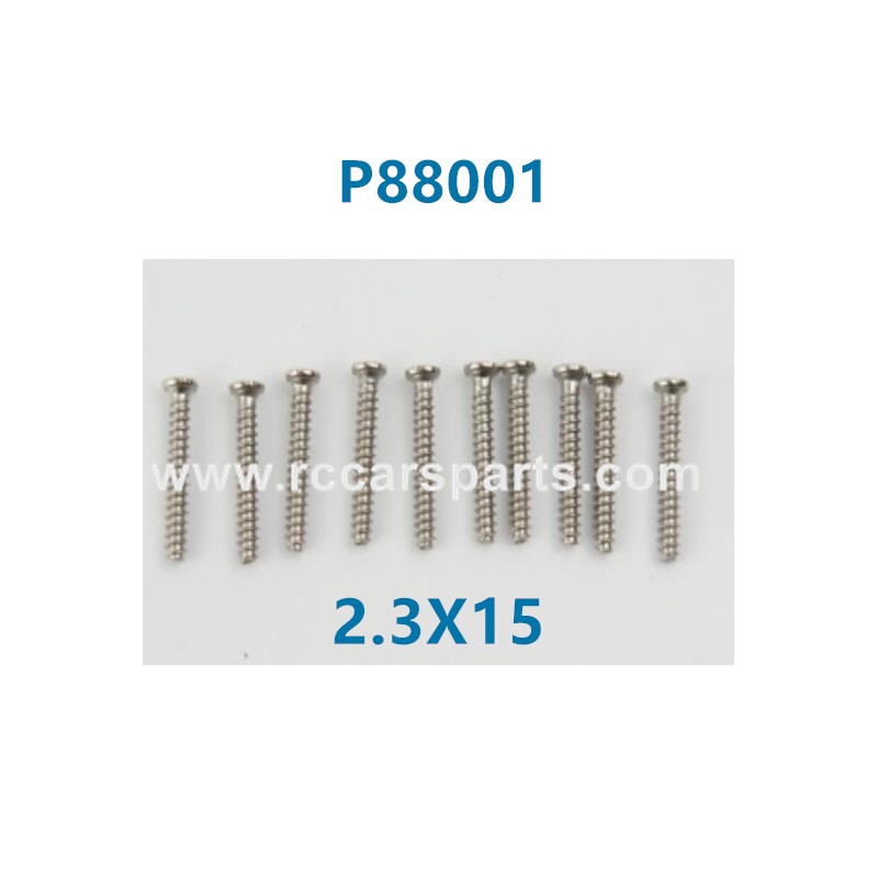 PXtoys 9306E 1/18 RC Car Parts P88001 2.3X15 Round Head Screw