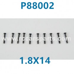PXtoys 9301 1/18 RC Car Parts P88002 1.8X14 Round Head Screw