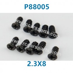 PXtoys 9301 Spare Parts P88005 2.3X8 Flat Head Screws