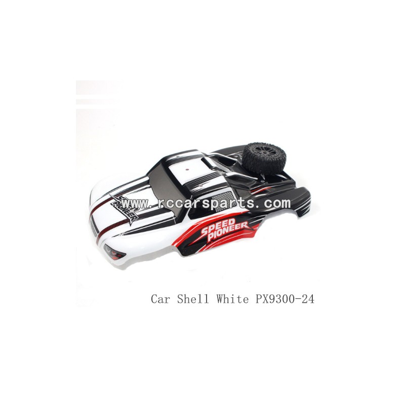 PXtoys 9301 1:18 RC Off-Road Racing Car Shell White PX9300-24