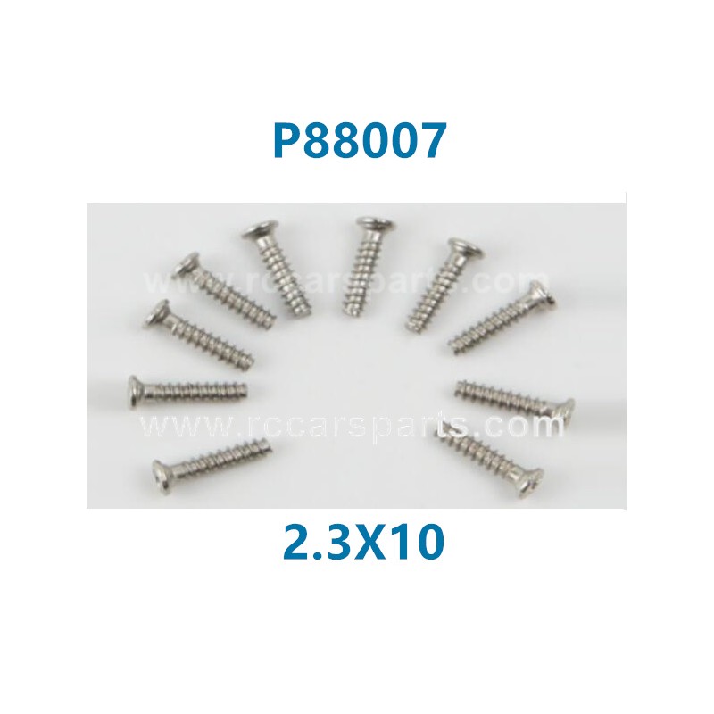 PXtoys 9306E 1/18 RC Car Parts P88007 2.3X10 Round Head Screw
