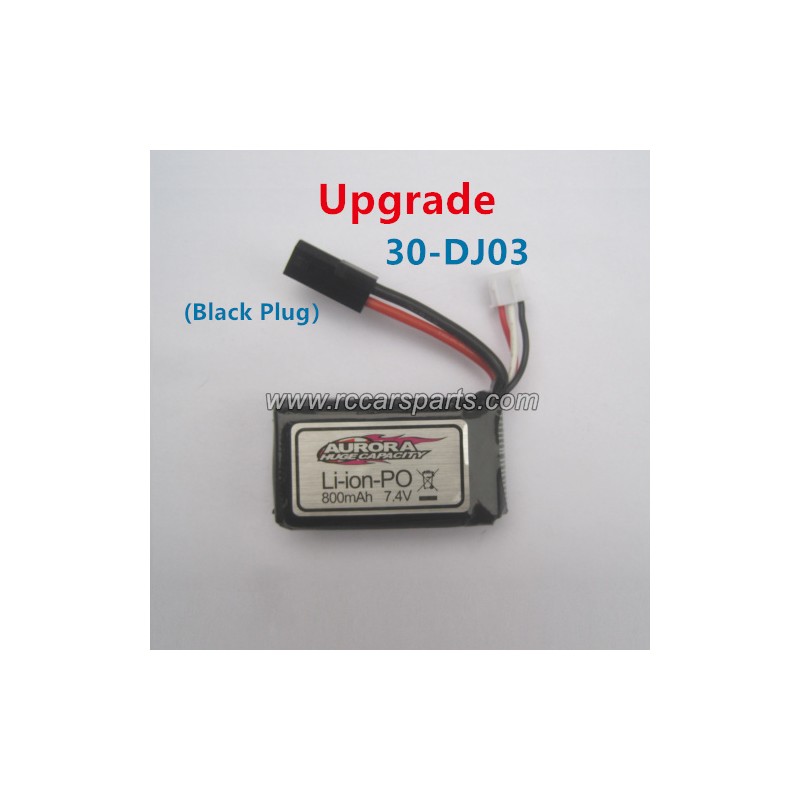 XinleHong Toys 9130 Upgrade Battery 7.4V 800mAh (Black Plug) 30-DJ03