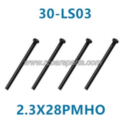 xinlehong 9130 1/16 Truck Parts Round Headed Screw 2.3X28PMHO 30-LS03