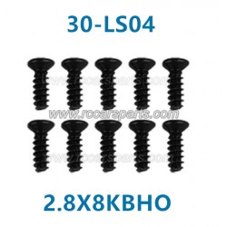 xinlehong 9130 1/16 Truck Parts Countersunk Head Screw 2.8X8KBHO 30-LS04