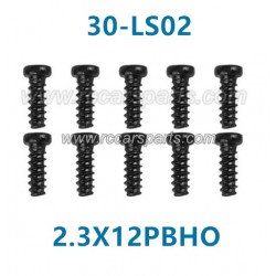 Xinlehong Round Headed Screw 2.3X12PBHO 30-LS02 For 9137 RC Car Parts