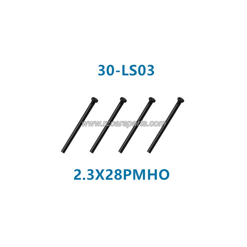 xinlehong 9135 1/16 Truck Parts Round Headed Screw 2.3X28PMHO 30-LS03