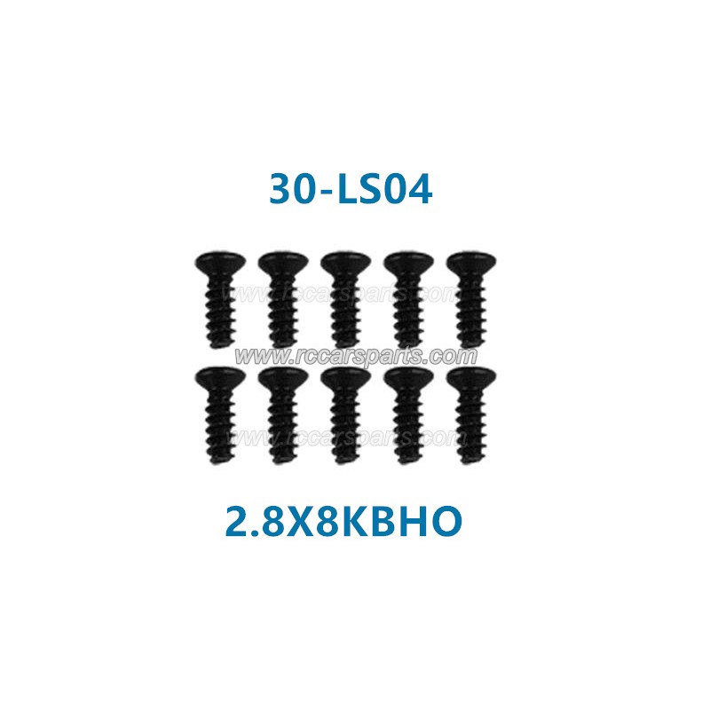 xinlehong 9135 1/16 Truck Parts Countersunk Head Screw 2.8X8KBHO 30-LS04